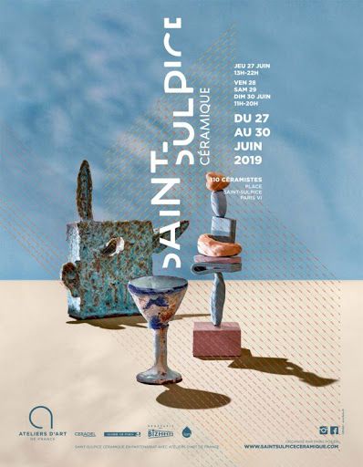 affiche-expo-galerie-saint-sulpice-Paris-Alice-Aucuit-ceramiste
